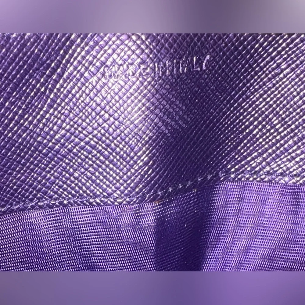 EUC Prada Saffiano Leather Wallet - Purple - Picture 9 of 11